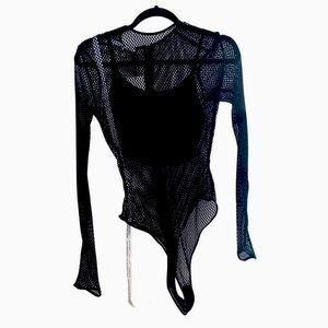 Motel Rocks Fishnet Bodysuit
